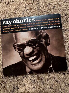 Ray Charles Genius Loves Company CD 2004 Duets Elton John Norah Jones BB King